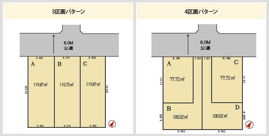 区画パターン