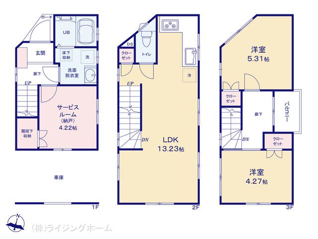 千代田・常磐緩行線亀有駅 足立区中川5丁目（戸建）01