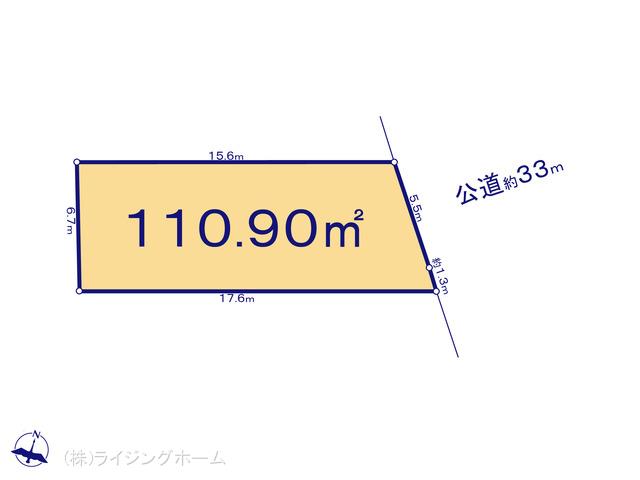 千代田・常磐緩行線亀有駅 足立区中川4丁目（土地）B