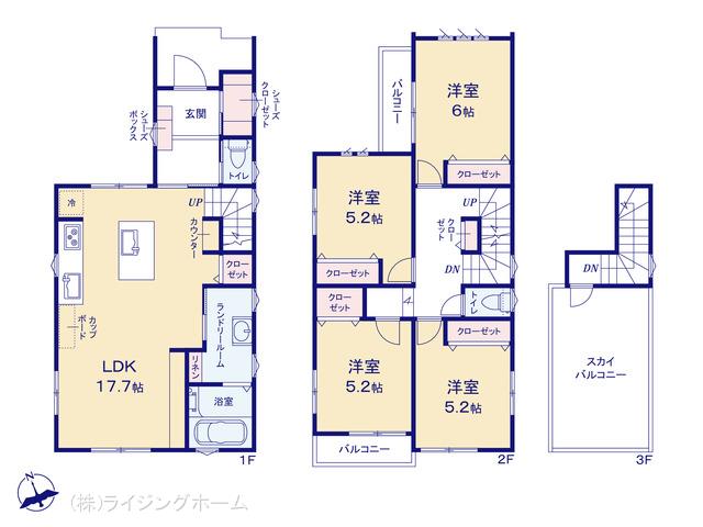 京浜東北・根岸線蕨駅 川口市芝西1丁目（戸建）Ｂ