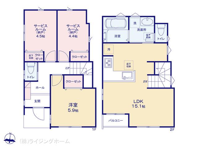 東武伊勢崎・大師線竹ノ塚駅 足立区伊興4丁目（戸建）02