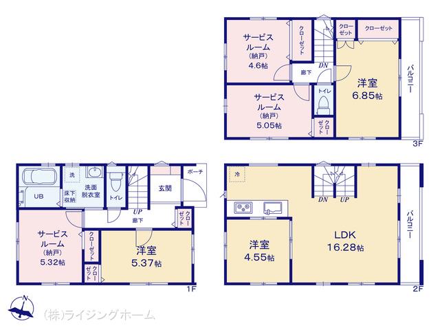 東武伊勢崎・大師線西新井駅 足立区関原2丁目（戸建）01